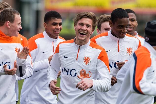 (M) Hidde ter Avest of The Netherlands U19 Training session Netherlands U19 Topvoetbal 2015 2016 xVIxGerritxvanxKeulenxIVx 5223713