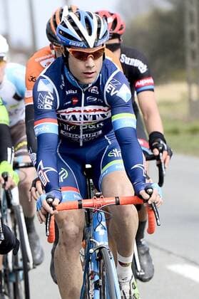 Belgian Antoine Demoitie of Wanty-Groupe Gobert pictured in action during the 59th edition of the E3 Prijs Vlaanderen Harelbeke cycling race, 215,3km from and to Harelbeke, Friday 25 March 2016. DIRKxWAEM  x04822217x