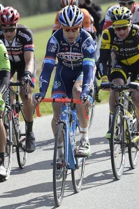 Photo du 25 03 2016 DEMOITIE Antoine (BEL) Rider of WANTY - GROUPE GOBERT in action during the 59th Record Bank E3 Harelbeke UCI World Tour cycling race with start and finish in Harelbeke, Belgium. Antoine Demoitie, le jeune coureur belge de l equipe Wanty-Gobert est decede apres avoir ete victime d un accident lors de la classique cycliste Gand Wevelgem le 27 03 2016 CYCLISME : Deces cycliste belge Antoine Demoitie - 28 03 2016 Photonews Panoramic 
