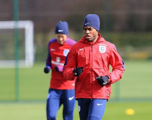 England s Daniel Sturridge during training at the Tottenham Hotspur Training Centre. Photo credit should read: David Klein Sportimage EDITORIAL USE ONLY. No use with unauthorised audio, video, data, fixture lists, club league logos or live services. Online in-match use limited to 120 images, no video emulation. No use in betting, games or single club league player publications.