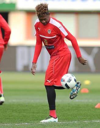 SOCCER - AUT vs TUR, test match, preview VIENNA,AUSTRIA,28.MAR.16 - SOCCER - OEFB international match Länderspiel Austria vs Turkey, friendly match, preview, training team AUT. Image shows David Alaba (AUT). Picture shot with a Canon EOS-1D X Mark II sample. GEPAxpictures xChristianxOrt
