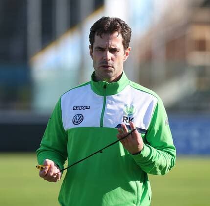 Fußball, Damen, Champions League, Training VfL Wolfsburg in Brescia Brescia Brescia vs Wolfsburg , CL Frauen, Training Brescia, Italien, 29.03.2016, FUßBALL - ACF Brescia Femminile vs VfL Wolfsburg, Viertelfinale, UEFA Frauen Champions League, Saison 2015 16. Bild zeigt: Cheftrainer Ralf Kellermann (VfL Wolfsburg)