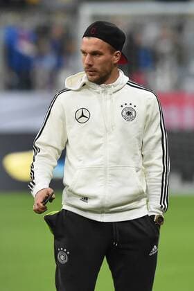 Fußball Länderspiel Deutschland - Italien am 29.03.2016 in der Allianz Arena in München Lukas Podolski ( Deutschland ) xRx