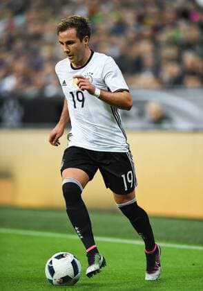 FUSSBALL INTERNATIONAL TESTSPIEL IN DER ALLIANZ ARENA MUENCHEN Deutschland - Italien 29.03.2016 Mario Goetze (Deutschland) 