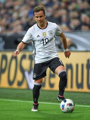 FUSSBALL INTERNATIONAL TESTSPIEL IN DER ALLIANZ ARENA MUENCHEN Deutschland - Italien 29.03.2016 Mario Goetze (Deutschland) 