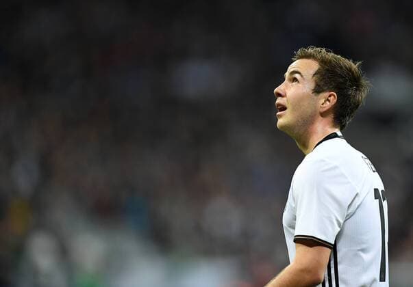 FUSSBALL INTERNATIONAL TESTSPIEL IN DER ALLIANZ ARENA MUENCHEN Deutschland - Italien 29.03.2016 Mario Goetze (Deutschland) 
