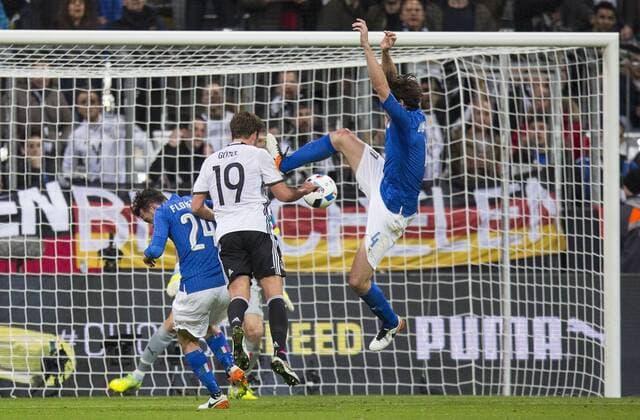 München, 29.03.2016, Allianz Arena Tor zum 2:0 durch Mario Götze (Deutschland) Deutschland - Italien mm