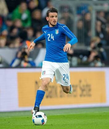 29. Maerz 2016: Muenchen, Allianz Arena: Fussball Testspiel: Deutschland - Italien: Alessandro Florenzi (Italien).