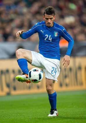 29. Maerz 2016: Muenchen, Allianz Arena: Fussball Testspiel: Deutschland - Italien: Alessandro Florenzi (Italien).