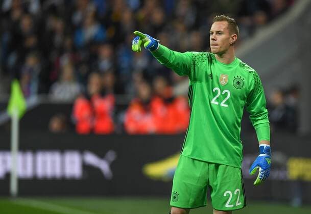 FUSSBALL INTERNATIONAL TESTSPIEL IN DER ALLIANZ ARENA MUENCHEN Deutschland - Italien 29.03.2016 Torwart Marc Andre ter Stegen (Deutschland) 
