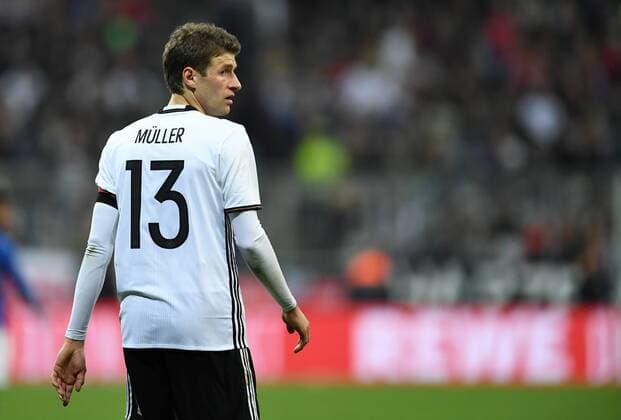 FUSSBALL INTERNATIONAL TESTSPIEL IN DER ALLIANZ ARENA MUENCHEN Deutschland - Italien 29.03.2016 Thomas Mueller (Deutschland) 