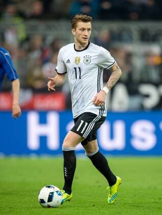 Fußball, Länderspiel, Deutschland - Italien 29. Maerz 2016: Muenchen, Allianz Arena: Fussball Testspiel: Deutschland - Italien: Marco Reus (Deutschland).