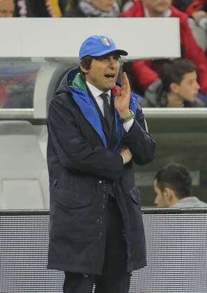 Antonio CONTE, ITA Cheftrainer, Trainer, Nationaltrainer Halbfigur, Freisteller , Aktion, Einzelbild, Portrait, Porträt, DEUTSCHLAND - ITALIEN (4 -1 ) Freundschaftsspiel, friendly match, Deutsche Fussball Nationalmannschaft, DFB am 29.03.2016 in Muenchen.
