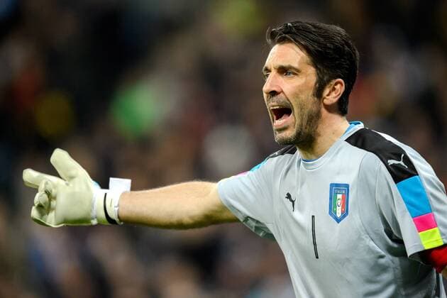 29. Maerz 2016: Muenchen, Allianz Arena: Fussball Testspiel: Deutschland - Italien: Torwart Gianluigi Buffon (Italien).