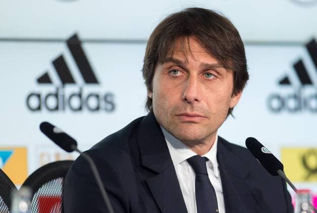 Muenchen Trainer Antonio Conte (ITA) bei der Pressekonferenz nach dem Freundschaftsspiel zwischen Deutschland und Italien am 29.03.2016, Copyright: Schueler Eibner-Pressefoto EP_JSE