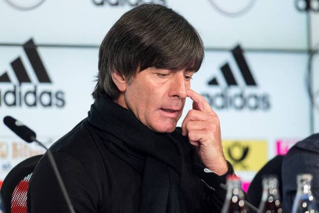 Muenchen Bundestrainer Joachim Jogi Loew bei der Pressekonferenz nach dem Freundschaftsspiel zwischen Deutschland und Italien am 29.03.2016, Copyright: Schueler Eibner-Pressefoto EP_JSE