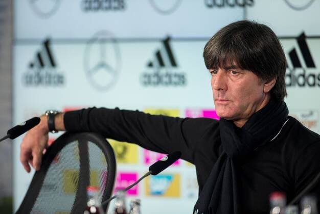 Muenchen Bundestrainer Joachim Jogi Loew bei der Pressekonferenz nach dem Freundschaftsspiel zwischen Deutschland und Italien am 29.03.2016, Copyright: Schueler Eibner-Pressefoto EP_JSE
