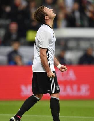 29.03.2016, Fussball Laenderspiel in Muenchen, Deutschland - Italien 4:1, Jubel Mario Goetze, Mario Götze (Deutschland)