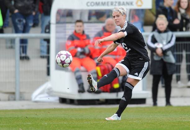 30.03.2016, xmhx, Fussball UEFA Women s Champions League, Frauenfußball, 1.FFC Frankfurt - FC Rosengard, emspor, v.l. Sophie Schmidt (1. FFC Frankfurt)