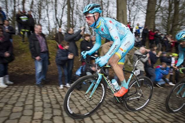 Dutch Lieuwe Westra of Astana Pro Team pictured in action during the second stage of the Driedaagse De Panne - Koksijde cycling race, 211,1km from Zottegem to Koksijde, Wednesday 30 March 2016. KRISTOFxVANxACCOM  x04823439x
