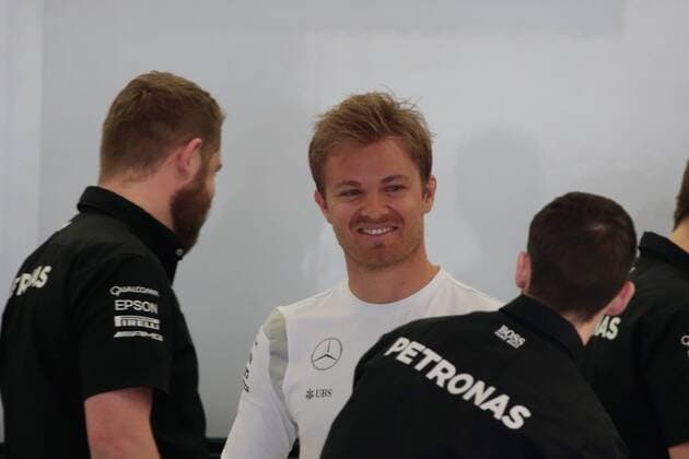 FORMULA 1 - Bahrain GP SAKHIR,BAHRAIN,31.MAR.16 - MOTORSPORTS, FORMULA 1 - FIA World Championship WM Weltmeisterschaft Grand Prix of Bahrain, Bahrain International Circuit, preview. Image shows Nico Rosberg (GER Mercedes GP). GEPAxpictures xFritzxMueller