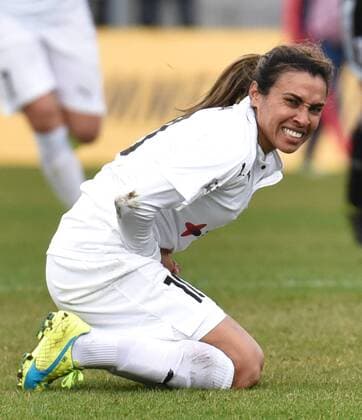 30.03.2016, xblx, Fussball UEFA Women s Champions League, 1.FFC Frankfurt - FC Rosengard, emspor, v.l. Marta Viera da Silva (FC Rosengard), FREISTELLER