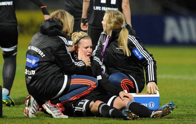 30.03.2016, xmhx, Fussball UEFA Women s Champions League, 1.FFC Frankfurt - FC Rosengard, emspor, v.l. Marith Prießen (1. FFC Frankfurt)