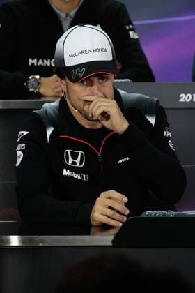 FORMULA 1 - Bahrain GP SAKHIR,BAHRAIN,31.MAR.16 - MOTORSPORTS, FORMULA 1 - FIA World Championship WM Weltmeisterschaft Grand Prix of Bahrain, Bahrain International Circuit, preview, press conference PK Pressekonferenz Image shows Fernando Alonso (ESP McLaren Honda). GEPAxpictures xFritzxMueller