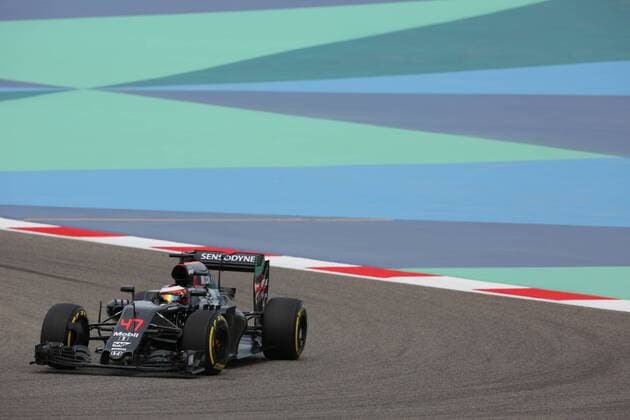 Belgian rider Stoffel Vandoorne of McLaren-Honda pictured in action during the free practice ahead of the Formula 1 Bahrain Grand Prix race in Sakhir, Bahrain, Friday 01 April 2016. GEORGESxDExCOSTER  x04824063x
