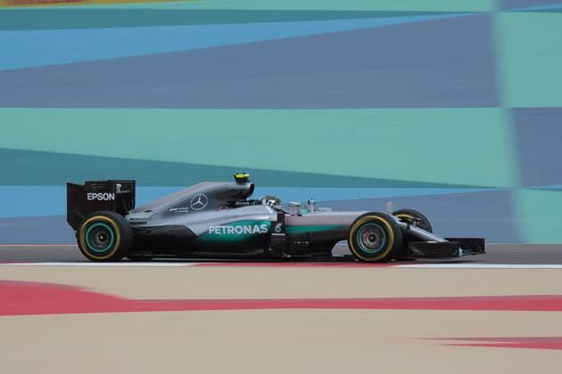 FORMULA 1 - Bahrain GP SAKHIR,BAHRAIN,01.APR.16 - MOTORSPORTS, FORMULA 1 - FIA World Championship WM Weltmeisterschaft Grand Prix of Bahrain, Bahrain International Circuit, free practice. Image shows Nico Rosberg (GER Mercedes GP). GEPAxpictures xFritzxMueller