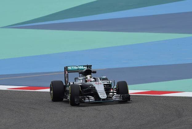 Lewis Hamilton; Mercedes Grand Prix, formula 1 GP, Bahrain in Manama Shakir 01.04.2016 Photo:mspb Jerry Andre Lewis Hamilton; formula 1 GP, Bahrain