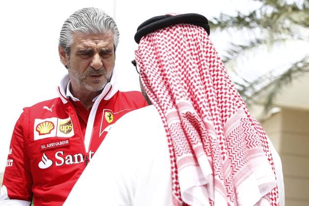 Motorsports: FIA Formula One World Championship WM Weltmeisterschaft 2016, Grand Prix of Bahrain, Maurizio Arrivabene (ITA, Scuderia Ferrari), xHOCHxZWEIx