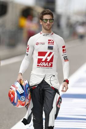 Motorsports: FIA Formula One World Championship WM Weltmeisterschaft 2016, Grand Prix of Bahrain, 8 Romain Grosjean (FRA, Haas F1 Team), xHOCHxZWEIx