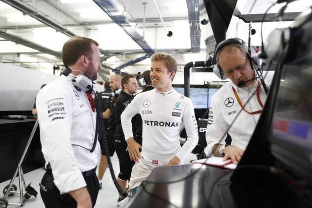 Motorsports: FIA Formula One World Championship WM Weltmeisterschaft 2016, Grand Prix of Bahrain, 6 Nico Rosberg (GER, Mercedes AMG Petronas Formula One Team), xHOCHxZWEIx