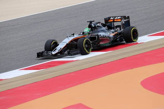 Bahrain Grand Prix, Sakhir 31 March - 03 April 2016 01.04.2016 - Free Practice 1, Nico Hulkenberg (GER) Sahara Force India F1 VJM09 