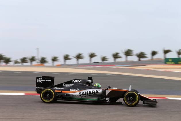 Bahrain Grand Prix, Sakhir 31 March - 03 April 2016 01.04.2016 - Free Practice 1, Nico Hulkenberg (GER) Sahara Force India F1 VJM09 