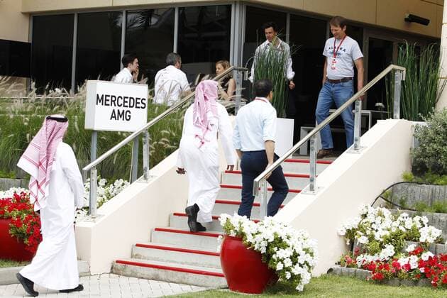 Motorsports: FIA Formula One World Championship WM Weltmeisterschaft 2016, Grand Prix of Bahrain, Toto Wolff (AUT, Mercedes AMG Petronas Formula One Team), xHOCHxZWEIx