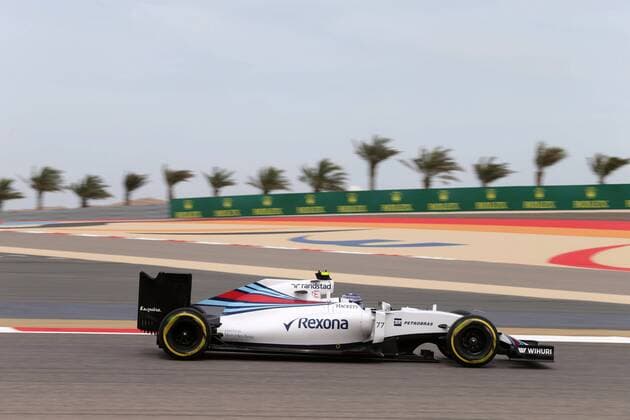 Bahrain Grand Prix, Sakhir 31 March - 03 April 2016 01.04.2016 - Free Practice 1, Valtteri Bottas (FIN) Williams FW38 