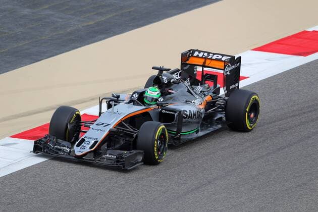 Bahrain Grand Prix, Sakhir 31 March - 03 April 2016 01.04.2016 - Free Practice 1, Nico Hulkenberg (GER) Sahara Force India F1 VJM09 