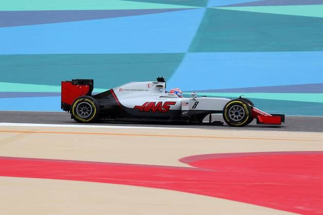 Bahrain Grand Prix, Sakhir 31 March - 03 April 2016 01.04.2016 - Free Practice 1, Romain Grosjean (FRA) Haas F1 Team VF-16 