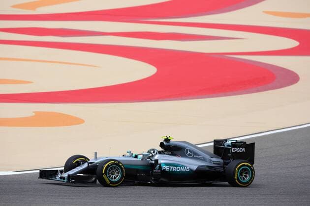 Bahrain Grand Prix, Sakhir 31 March - 03 April 2016 01.04.2016 - Free Practice 1, Nico Rosberg (GER) Mercedes AMG F1 W07 Hybrid 