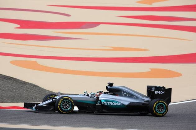 Bahrain Grand Prix, Sakhir 31 March - 03 April 2016 01.04.2016 - Free Practice 1, Lewis Hamilton (GBR) Mercedes AMG F1 W07 Hybrid 
