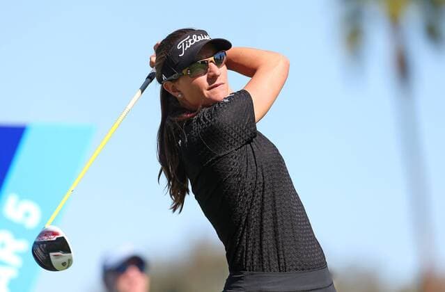 April 01, 2016: Brittany Lang hits a shot during the second round of the 2016 ANA Inspiration at the Mission Hills Country Club in Rancho Mirage, California. LPGA Golf Damen 2016: ANA Inspiration APR 01 - ZUMAcb8_