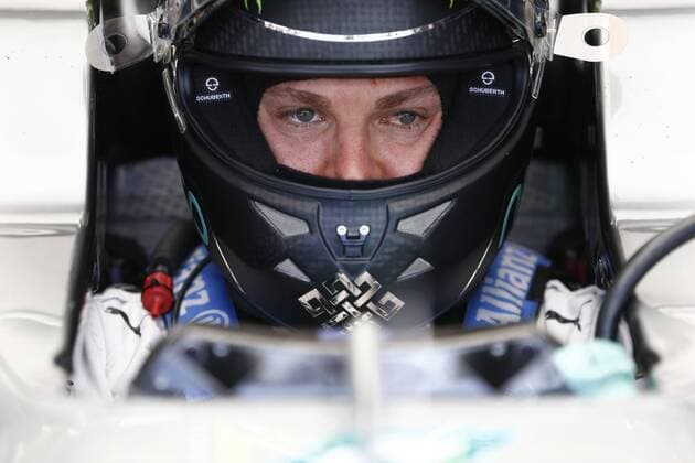 Formel 1, GP Bahrain Motorsports: FIA Formula One World Championship WM Weltmeisterschaft 2016, Grand Prix of Bahrain, 6 Nico Rosberg (GER, Mercedes AMG Petronas Formula One Team), xHOCHxZWEIx