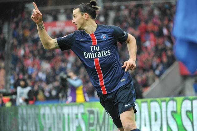 ZLATAN IBRAHIMOVIC (psg) - JOIE FOOTBALL : Paris SG vs Nice - Ligue 1 - 02 04 2016 FEP Panoramic 