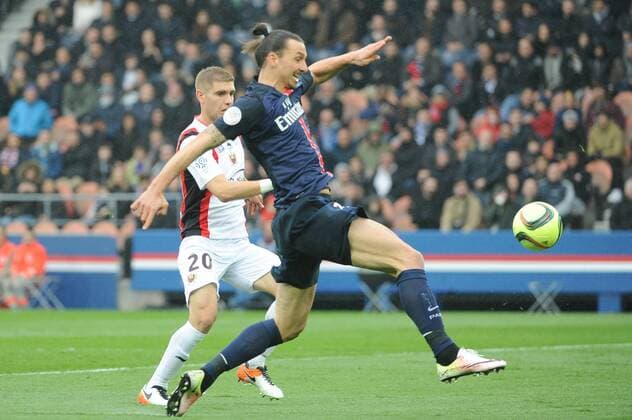 ZLATAN IBRAHIMOVIC (psg) - BUT FOOTBALL : Paris SG vs Nice - Ligue 1 - 02 04 2016 FEP Panoramic 