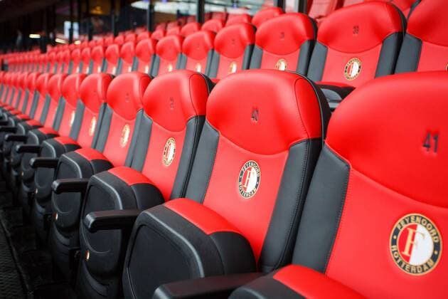 Business seats at stadium de Kuip of Feyenoord Rotterdam during the Dutch Eredivisie match between Feyenoord Rotterdam and Excelsior Rotterdam at the Kuip on April 02, 2016 in Rotterdam, The Netherlands Feyenoord Rotterdam v Excelsior Rotterdam Dutch Eredivisie 2015 2016 xVIxJanxdenxBreejenxIVx 5253505