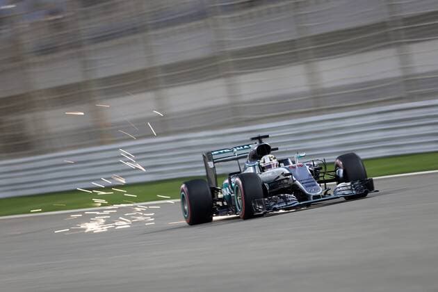 Bahrain Grand Prix, Sakhir 31 March - 03 April 2016 02.04.2016 - Qualifying, Lewis Hamilton (GBR) Mercedes AMG F1 W07 Hybrid 