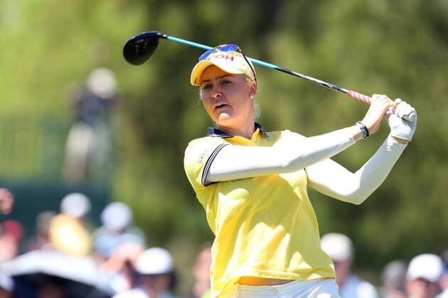 April 02, 2016: Charley Hull of England hits a shot during the third round of the 2016 ANA Inspiration at the Mission Hills Country Club in Rancho Mirage, California. LPGA Golf Damen 2016: ANA Inspiration Championship APR 02 - ZUMAcb8_