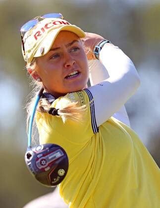 April 02, 2016: Charley Hull of England hits a shot during the third round of the 2016 ANA Inspiration at the Mission Hills Country Club in Rancho Mirage, California. LPGA Golf Damen 2016: ANA Inspiration Championship APR 02 - ZUMAcb8_